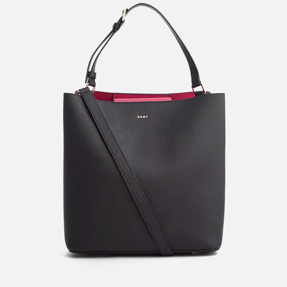 DKNY Women's Bryant Park Large Bucket Bag - Black