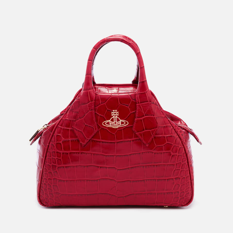 Vivienne Westwood Women's Yasmine Croc Print Handbag - Red Daliah