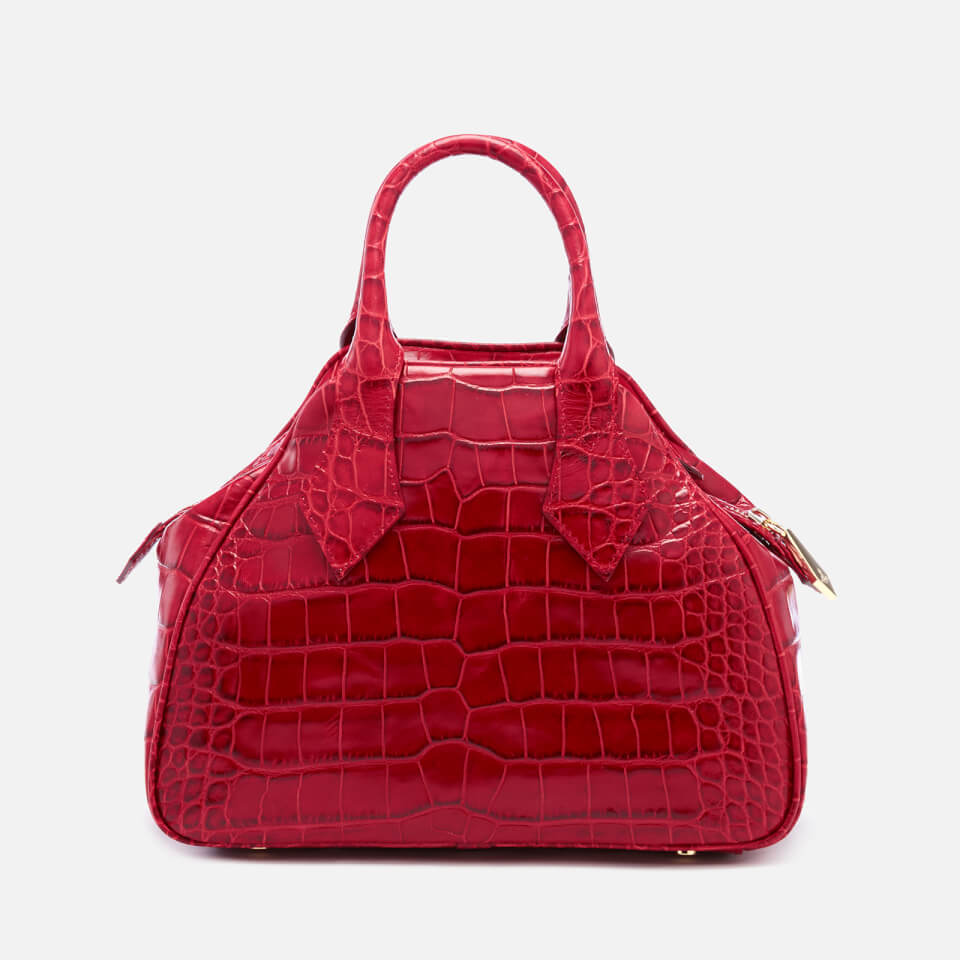 Vivienne Westwood Women's Yasmine Croc Print Handbag - Red Daliah