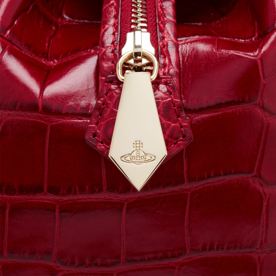 Vivienne Westwood Women's Yasmine Croc Print Handbag - Red Daliah