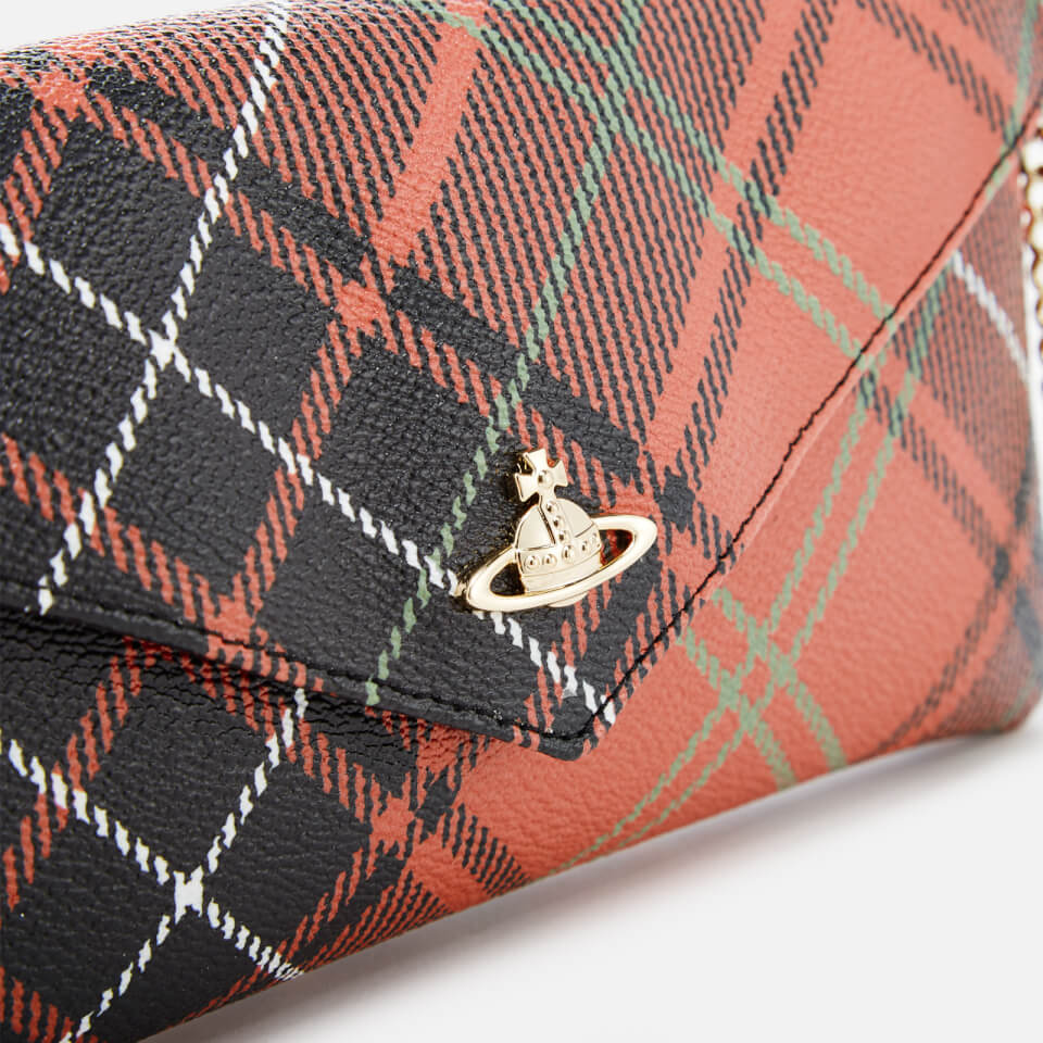 Vivienne Westwood Women's Edinburgh Check Print Flap Wallet - Charlotte
