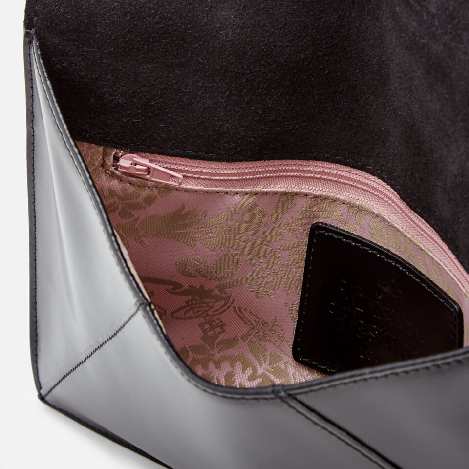 Vivienne Westwood Women's Private Envelope Clutch Bag - Black/Black