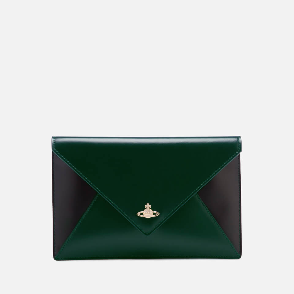 Vivienne Westwood Women's Private Envelope Clutch Bag - Green/Black