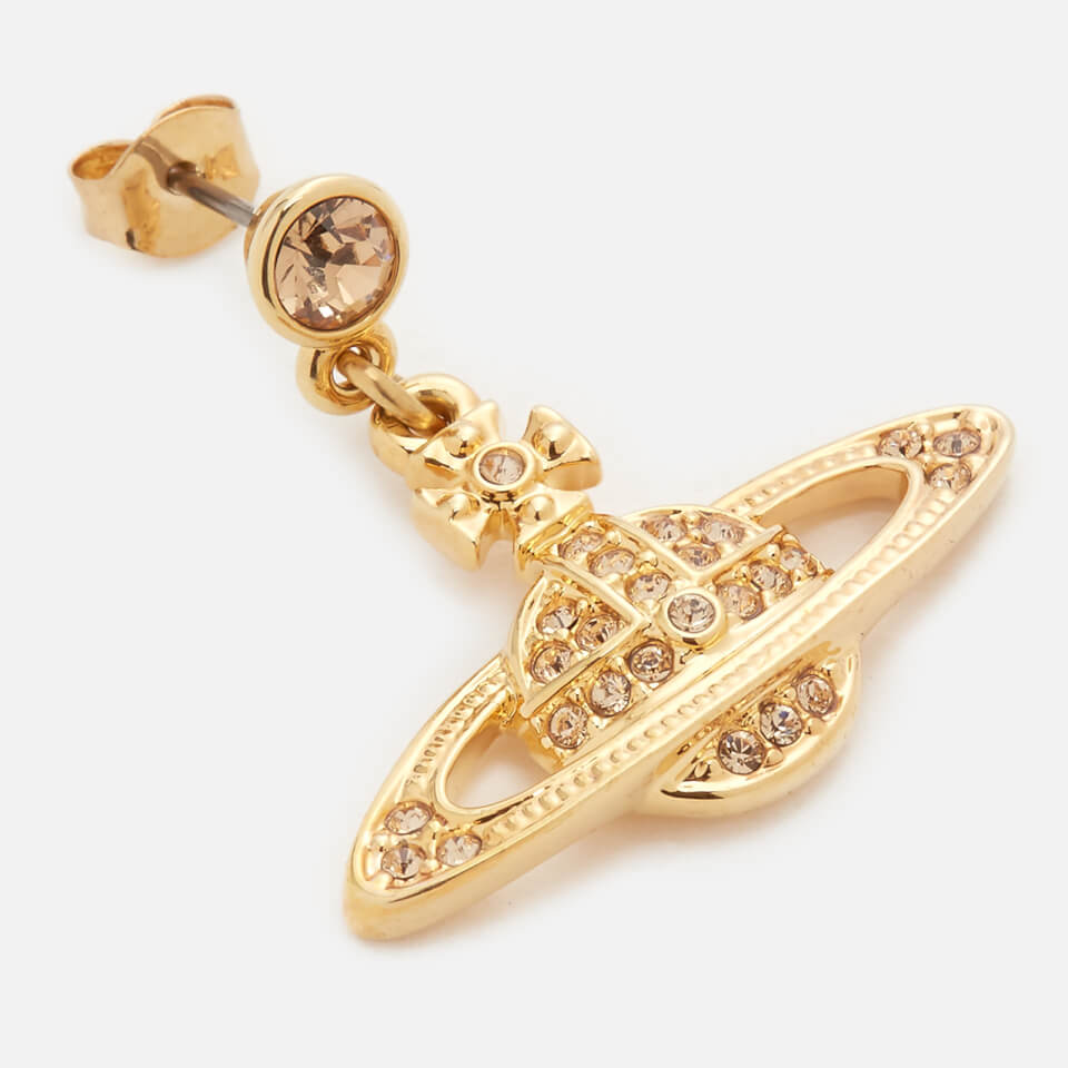 Vivienne Westwood Women's Mini Bas Relief Drop Earrings - Gold
