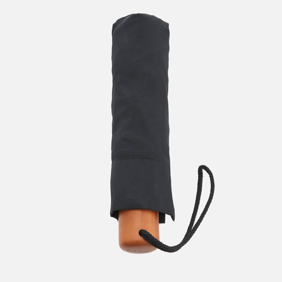 Paul Smith Men's Stripe Umbrella - Black