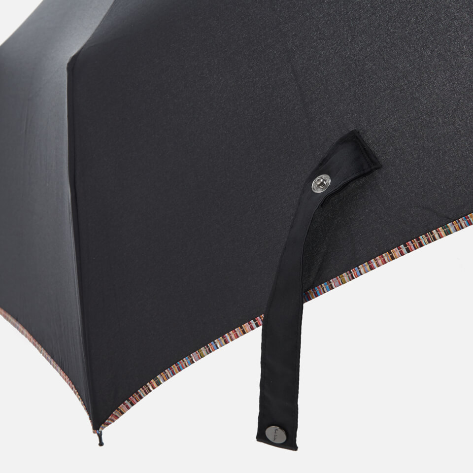 Paul Smith Men's Stripe Umbrella - Black