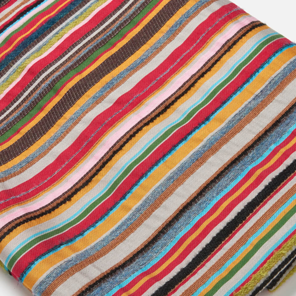 Paul Smith Men's Stripe Textured Scarf - Multi