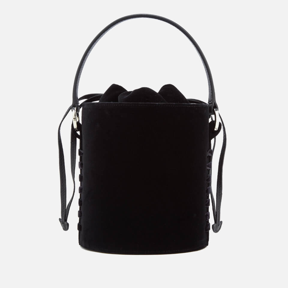 meli melo Women's Velvet Santina Mini Bucket Bag - Black