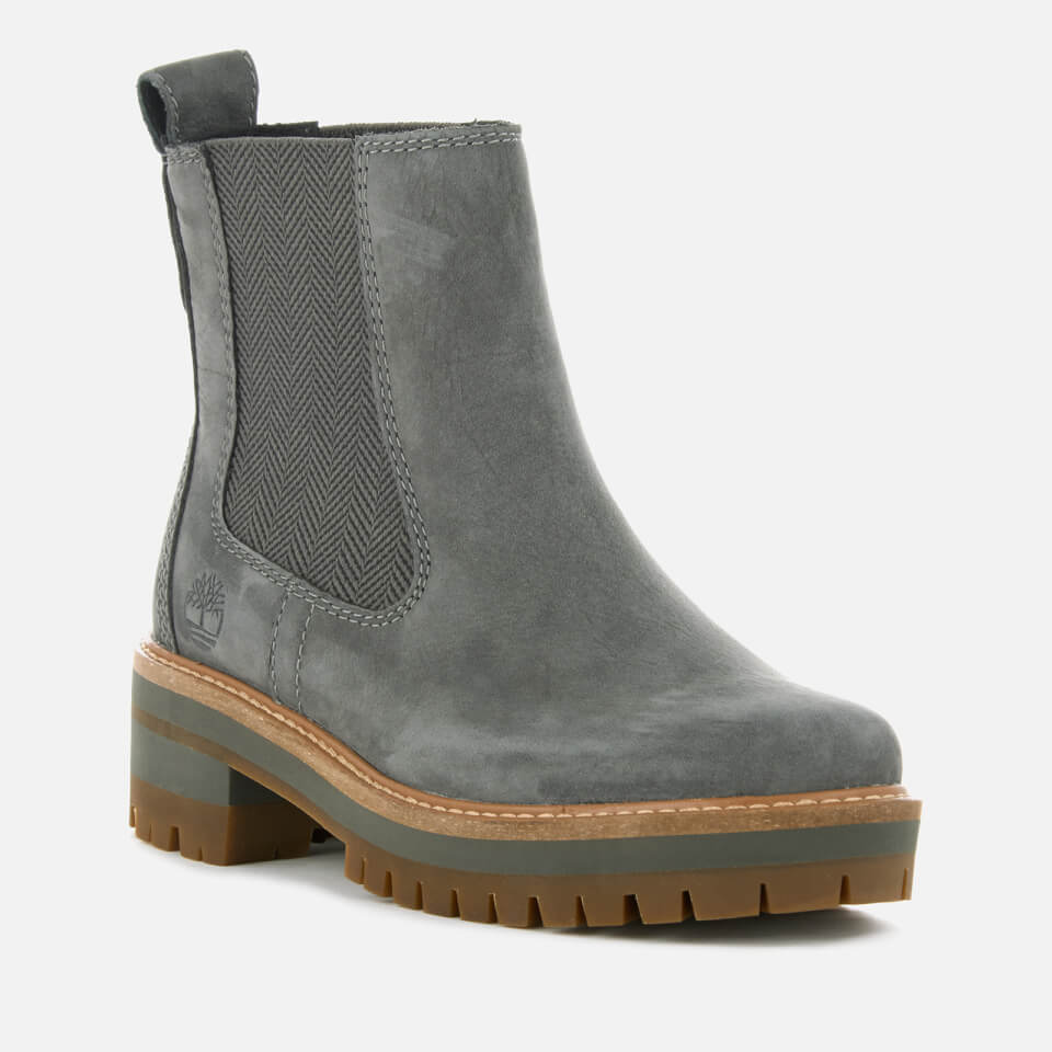 Timberland Women s Courmayeur Valley Chelsea Boots Gunmetal Allsole