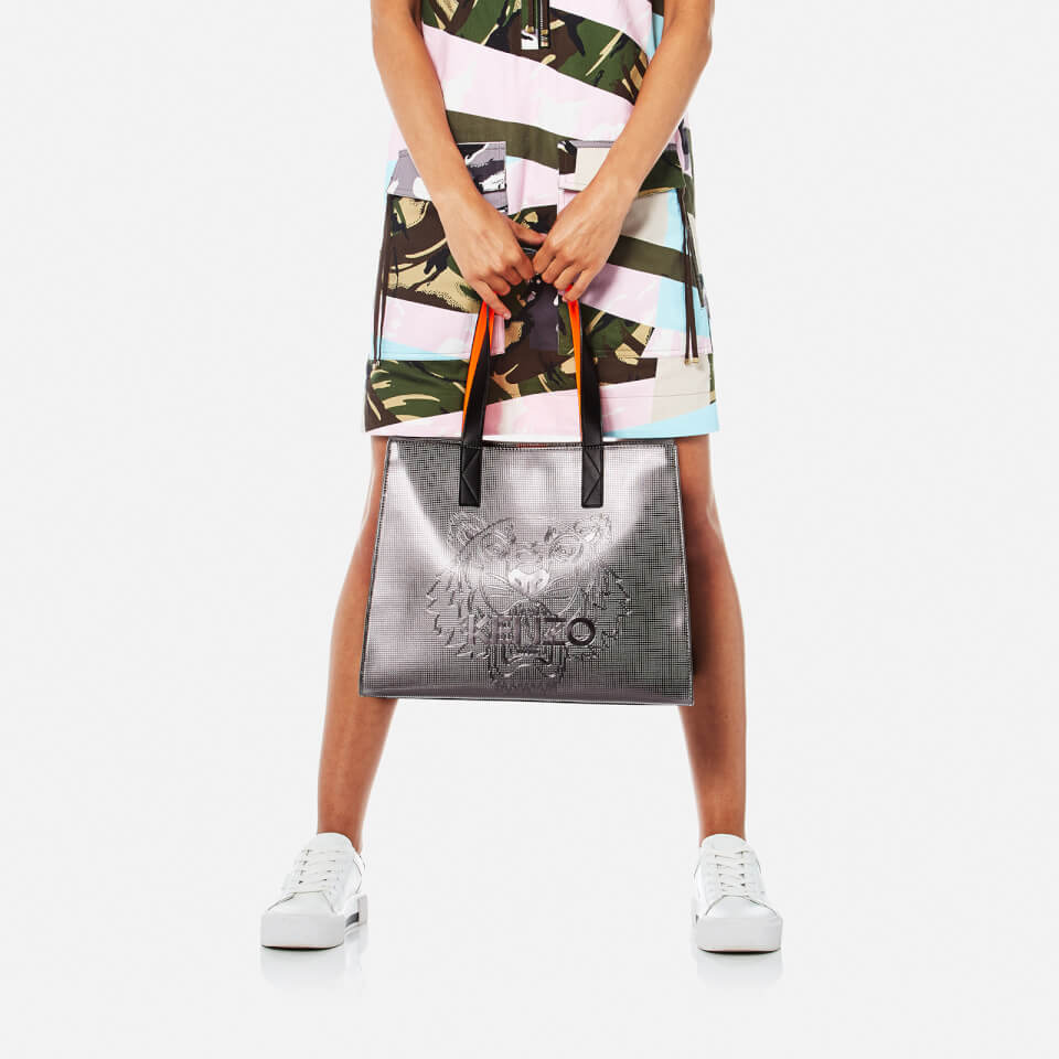 KENZO Women's Icons Horizontal Tote Bag - Dark Grey