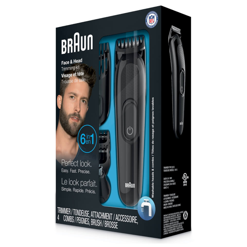 Braun Series 3 Multi Groom Face and Head Kit