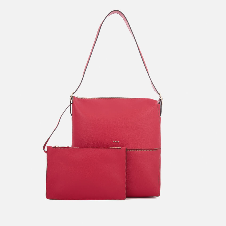 Furla Women's Dori Small Hobo Bag - Ruby