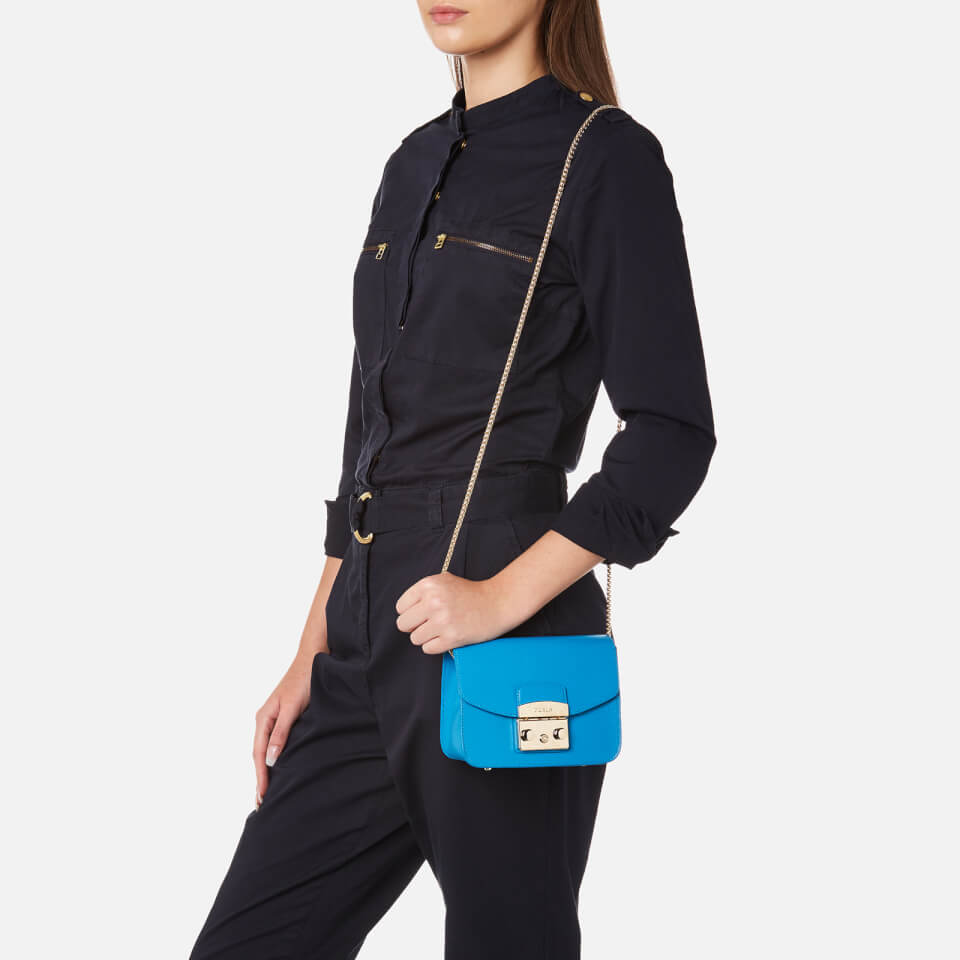 Furla Women's Metropolis Mini Cross Body Bag - Blue