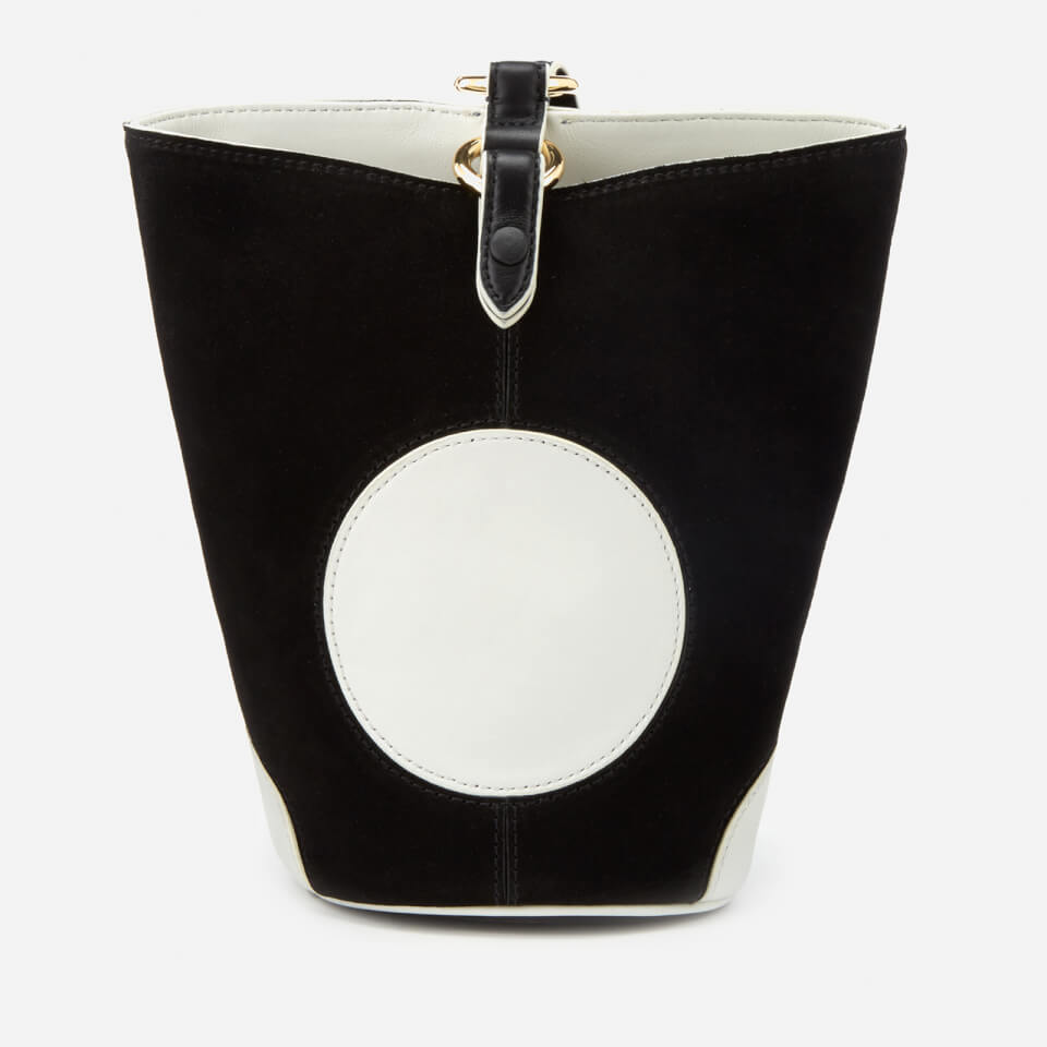 Diane von Furstenberg Women's Mini Steamer Bag - Black/Ivory