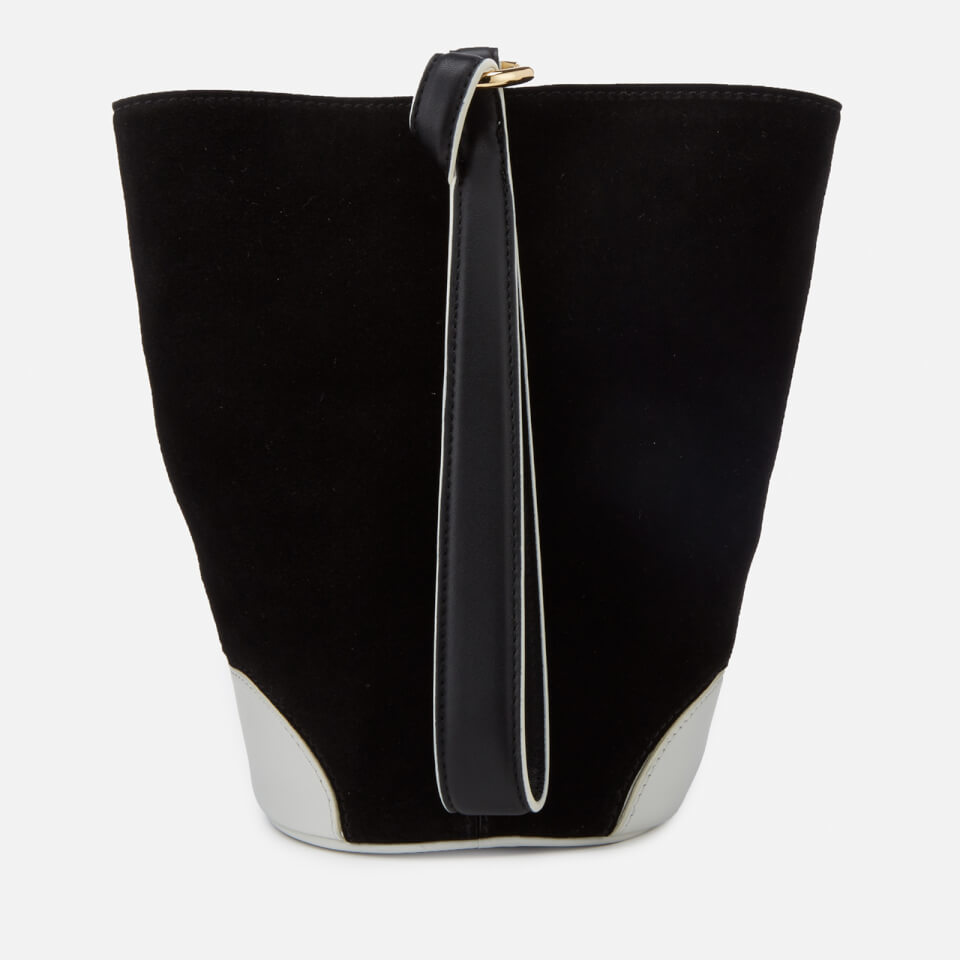 Diane von Furstenberg Women's Mini Steamer Bag - Black/Ivory