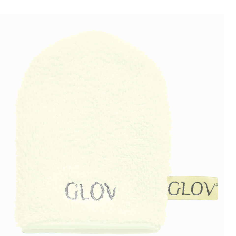 GLOV Water-Only Makeup Removing and Skin Cleansing Mitt - Ivory