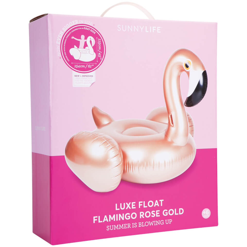 Sunnylife Luxe Flamingo Float - Rose Gold