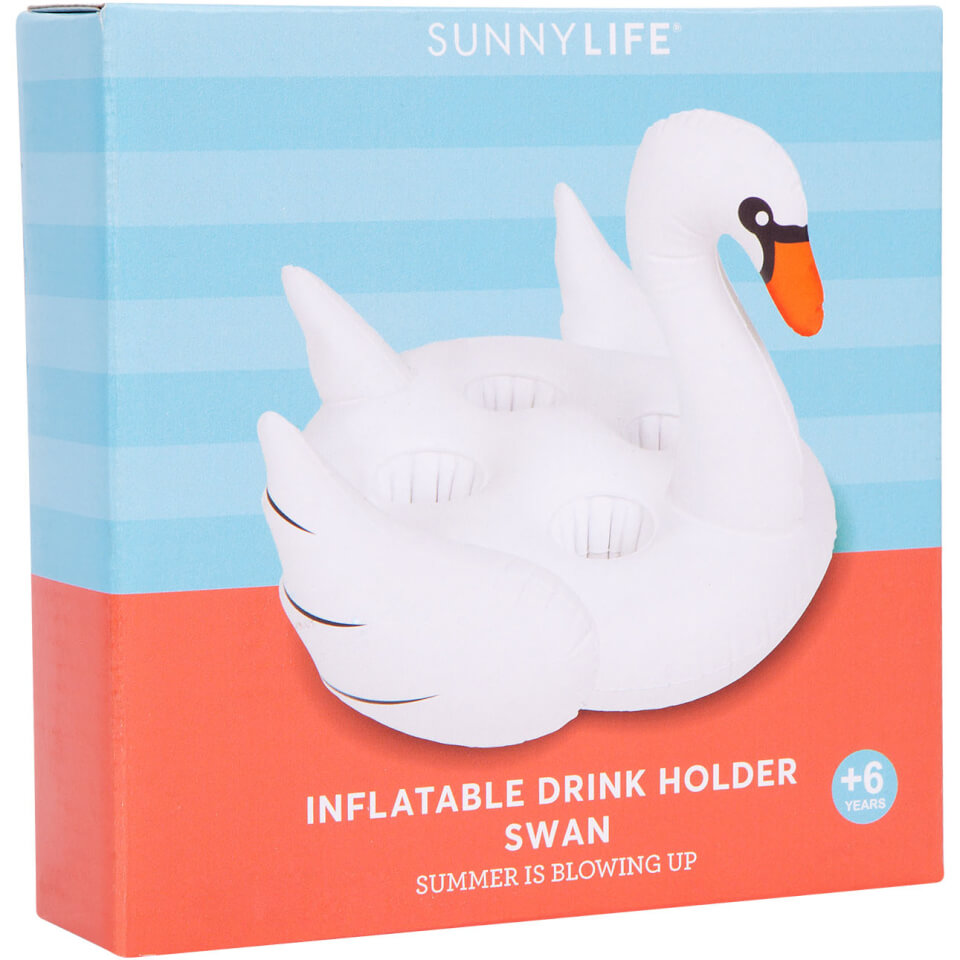 Sunnylife Inflatable Drink Holder - Swan