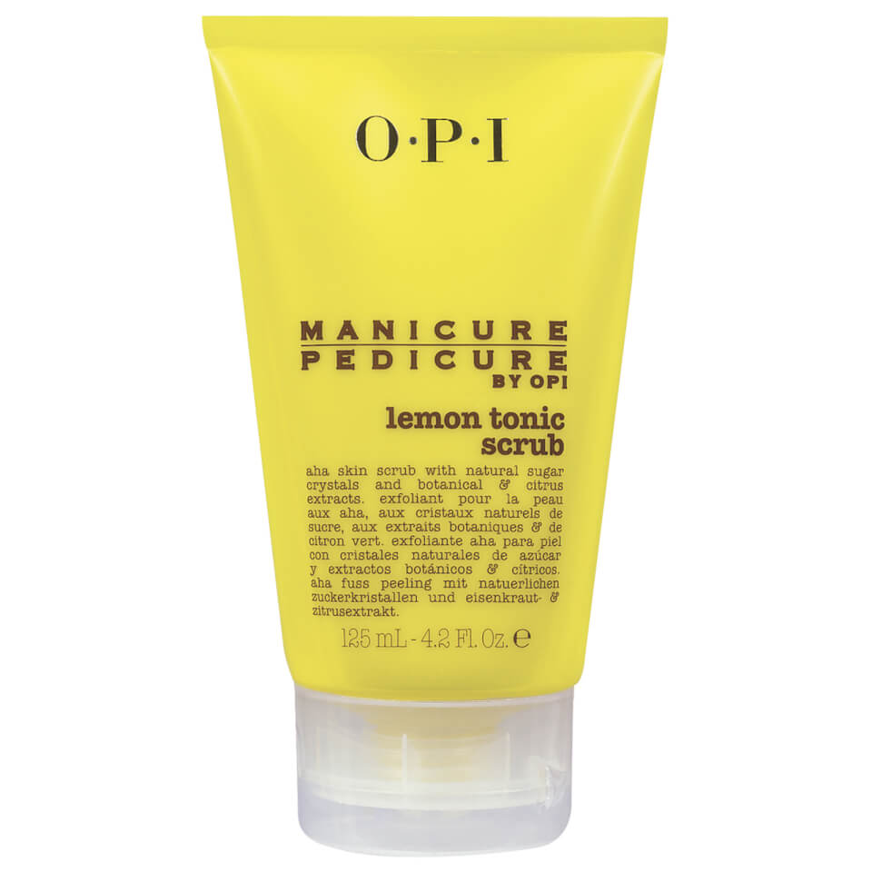 OPI Manicure Pedicure Lemon Tonic Scrub 125ml