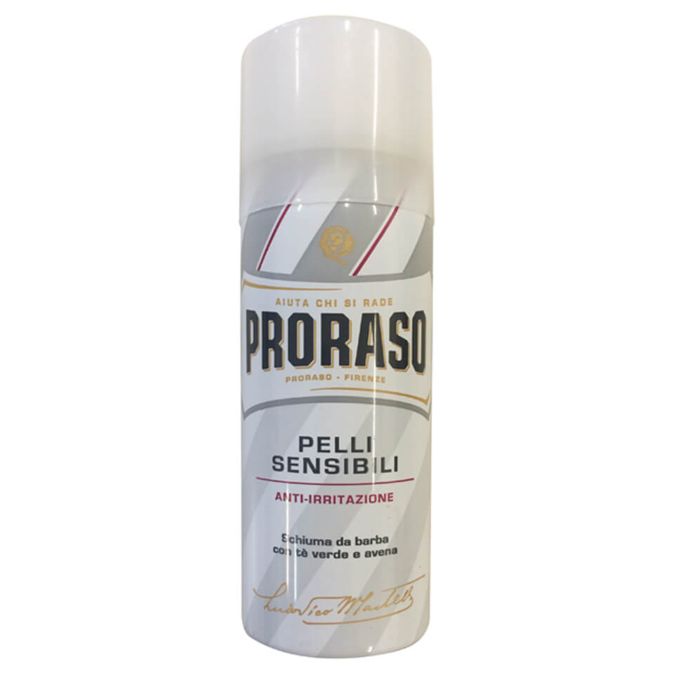 Proraso Shaving Foam - Sensitive - Prevents Razor Burn 50ml