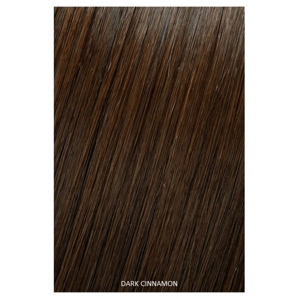 Showpony Professional Clip In Hair Extensions Heat Resistant Synthetic Style 406 - Dark Cinnamon 18 Inches