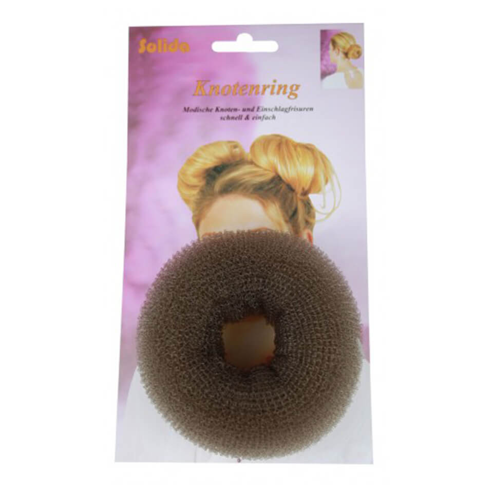 Solida Hair Donut Large Brown 10Cm