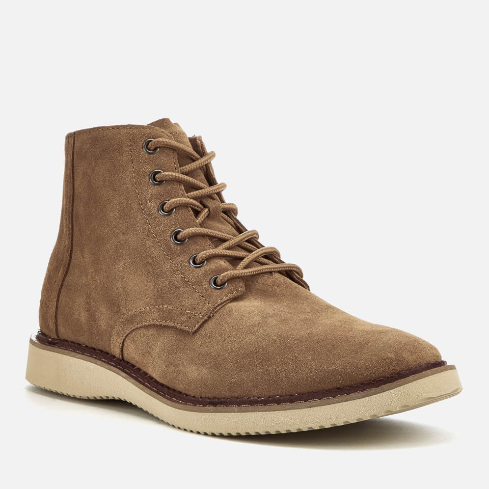 Water resistant toffee suede men's porter boots clearance