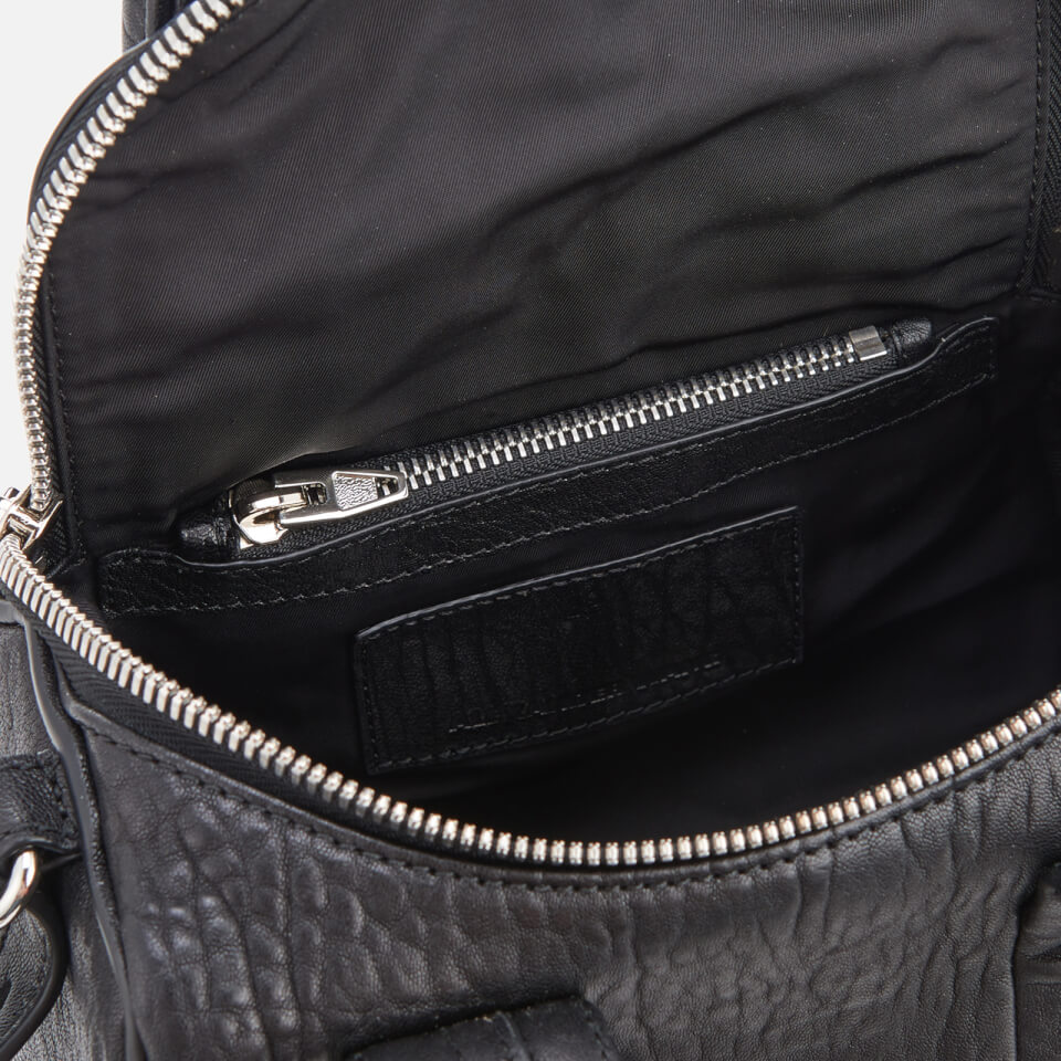Alexander Wang Women's Mini Rockie Pebbled Leather Bag with Rhodium Studs - Black