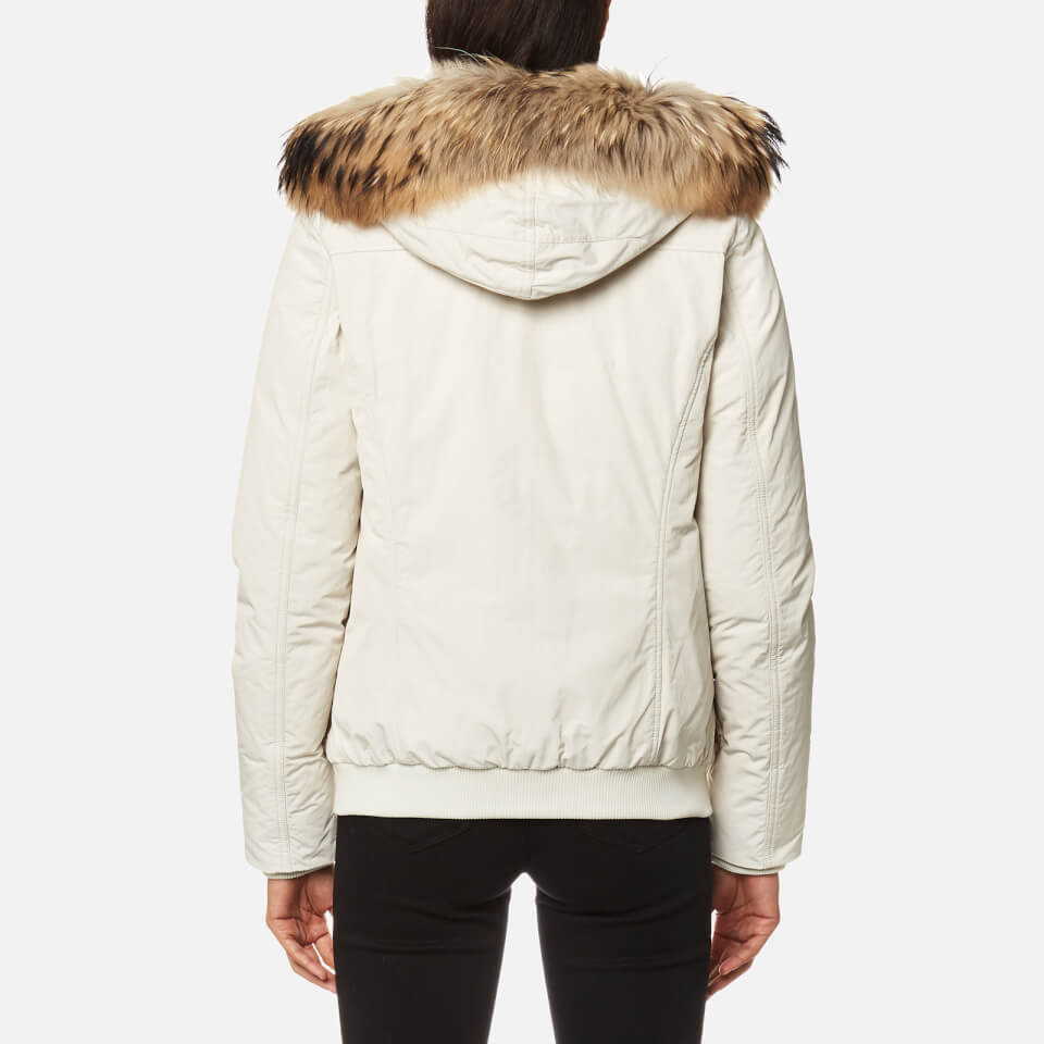 【送料&関税込】Woolrich Military Technical Fabric Parka Wit Men's Arctic Anorak in Ramar Cloth with Detachable Fur blue