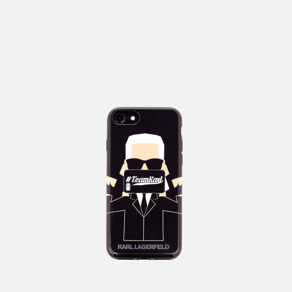 Karl Lagerfeld The Photographer iPhone Case - Clear