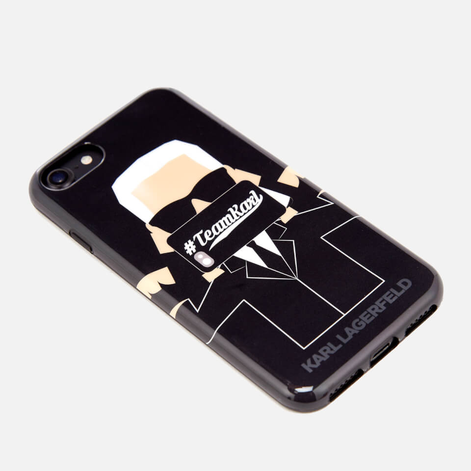 Karl Lagerfeld The Photographer iPhone Case - Clear