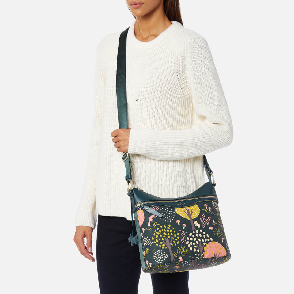 Radley Women's Epping Forest Medium Ziptop Hobo Bag - Pine