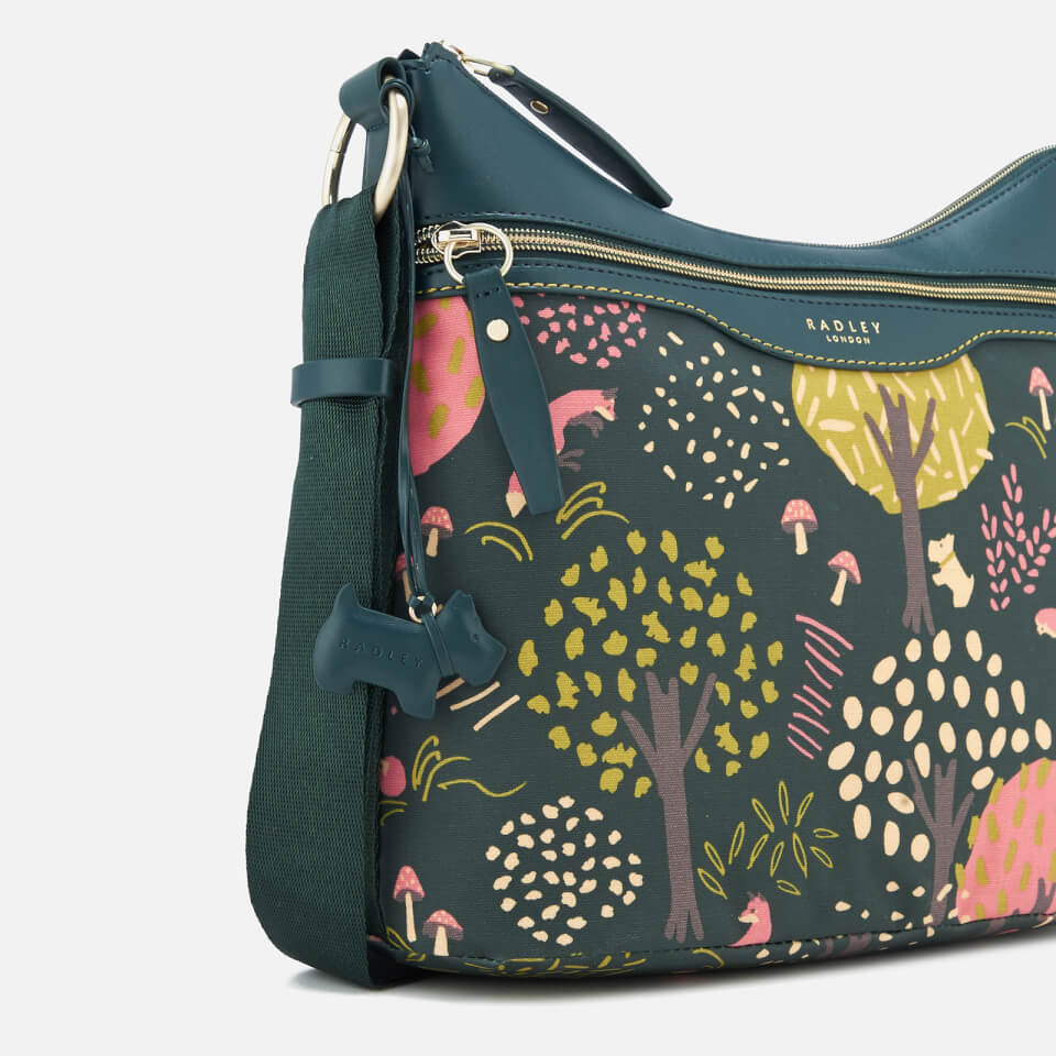 Radley Women's Epping Forest Medium Ziptop Hobo Bag - Pine