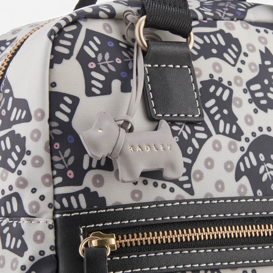 Radley Women s Folk Dog Medium Ziptop Backpack Chalk