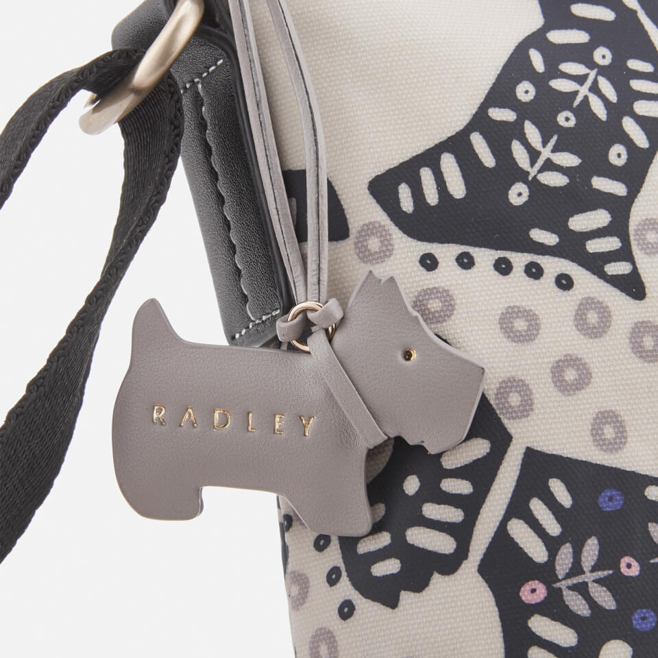 Radley Women's Folk Dog Medium Ziptop Cross Body Bag - Chalk