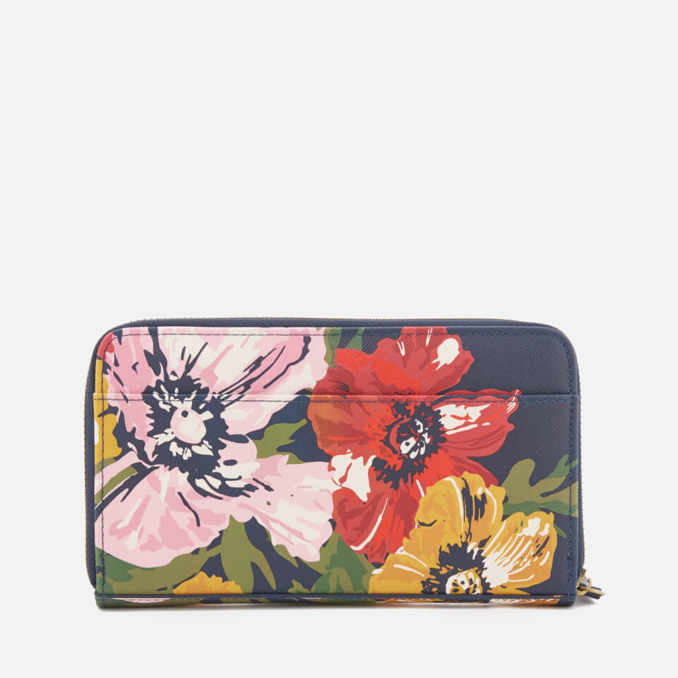 Joules Women's Fairford Print Purse - French Navy Posy