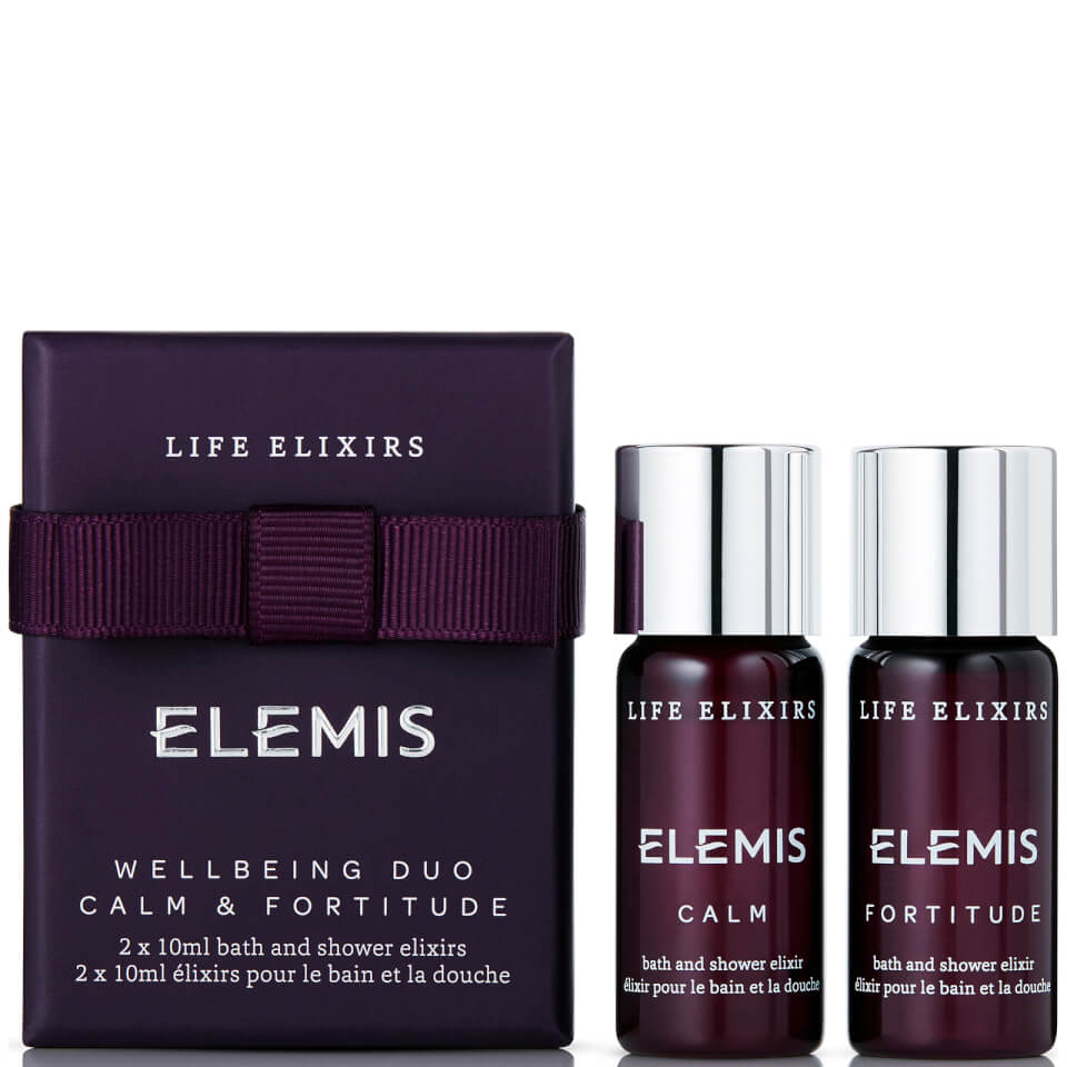 Elemis Life Elixirs Calm and Fortitude Wellbeing Duo 20ml