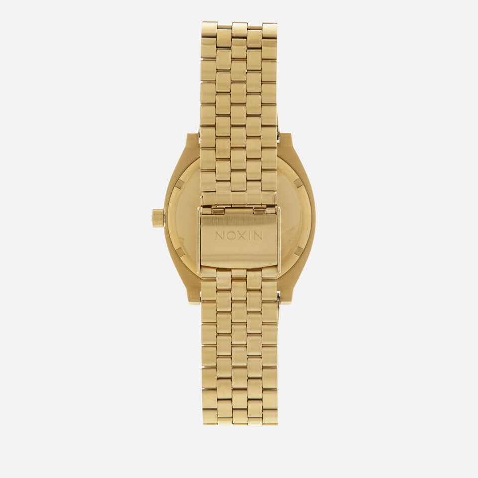 Nixon Men's The Time Teller Watch - All Light Gold/Cobalt