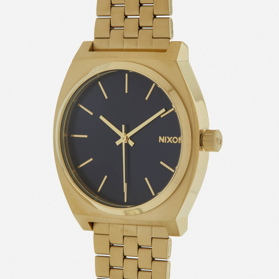 Nixon Men's The Time Teller Watch - All Light Gold/Cobalt