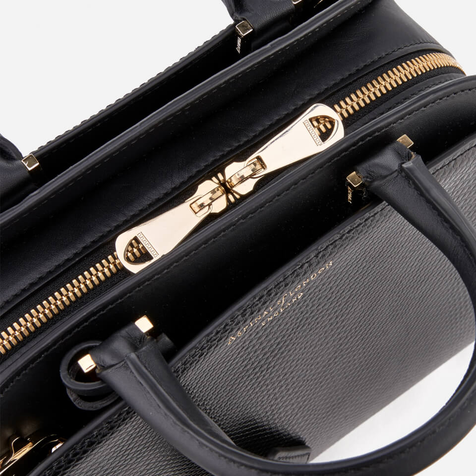 Aspinal of London Women's Mini Hepburn Bag - Jet Black