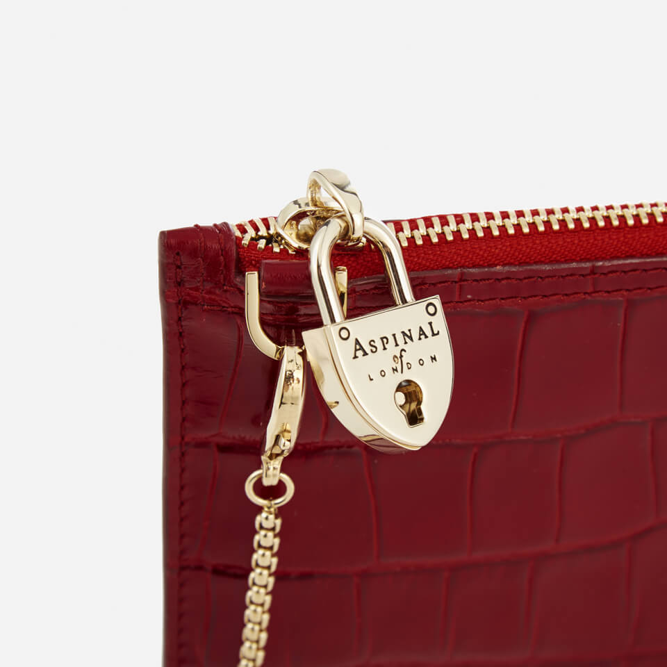 Aspinal of London Women's Soho Pouch Bag - Red