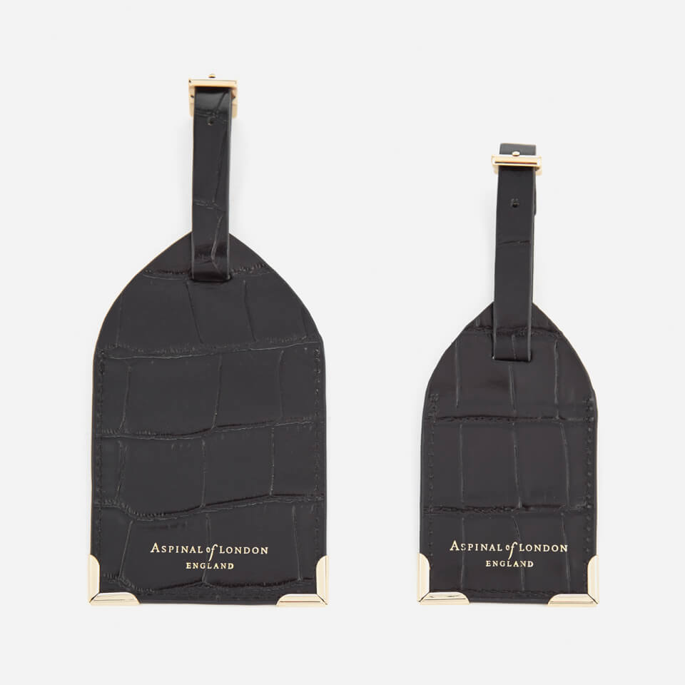 Aspinal of London Women's Luggage Tags - Black
