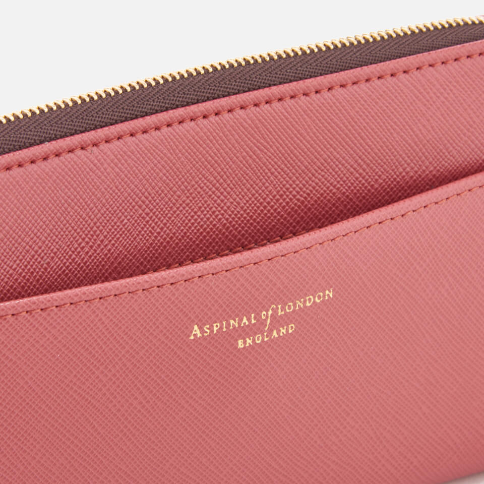 Aspinal of London Women's Continental Clutch Wallet - Blusher