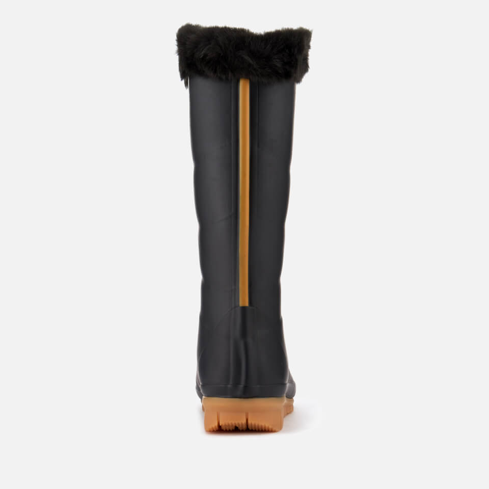 Joules Women s Downton Tall Padded Wellies Black Allsole