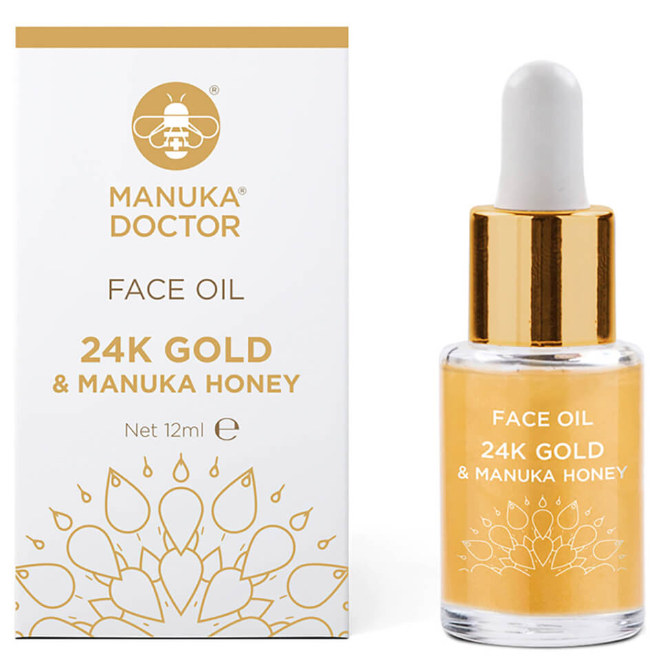 Manuka Doctor 24K Gold & Manuka Honey Face Oil 12ml