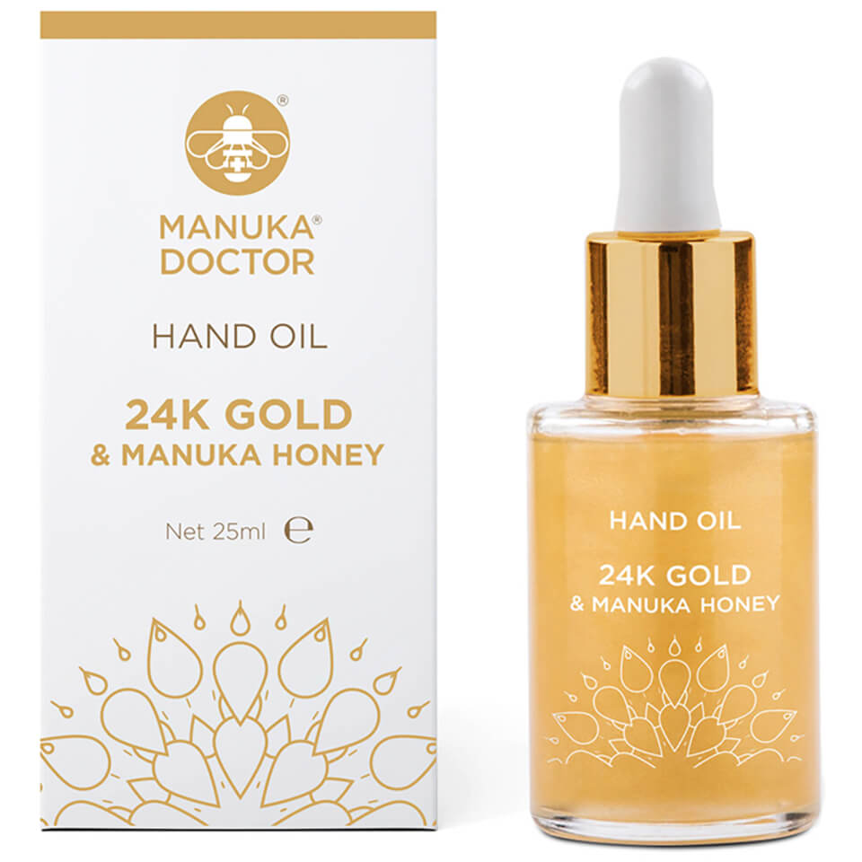 Manuka Doctor 24K Gold & Manuka Honey Hand Oil 25ml