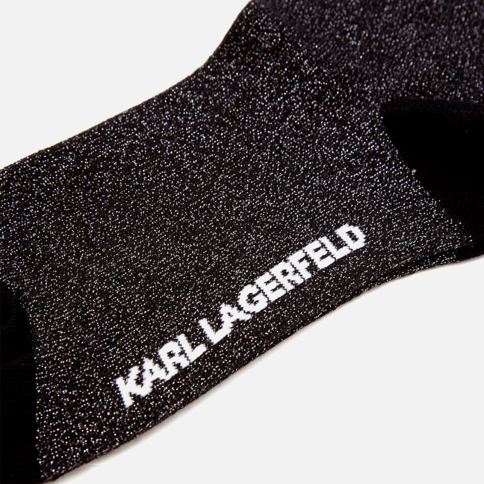 Karl Lagerfeld Women's K/Ikonik Socks - Black