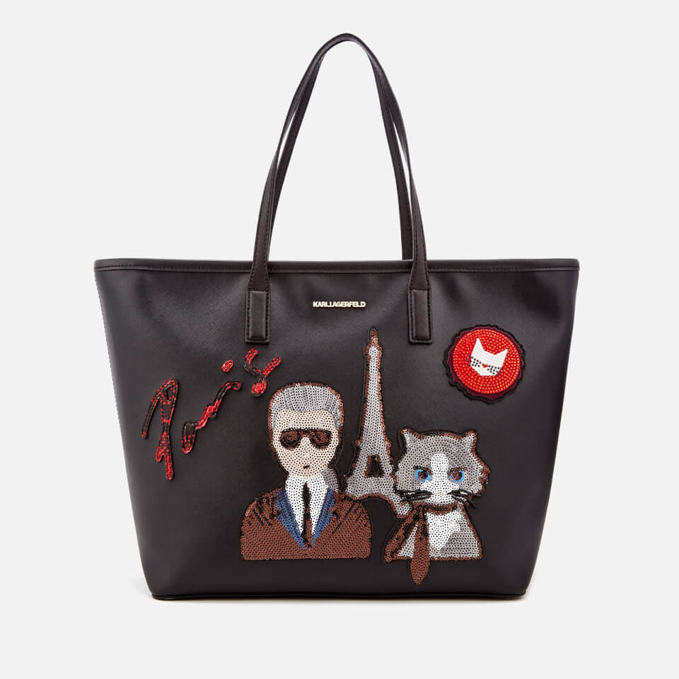 Karl Lagerfeld Women's K/Paris Shopper Bag - Black