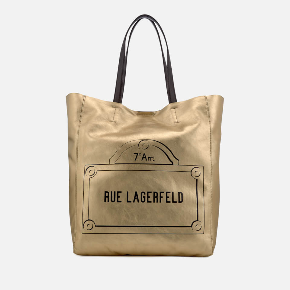 Karl Lagerfeld Women's Rue Lagerfeld Shopper Bag - Gold