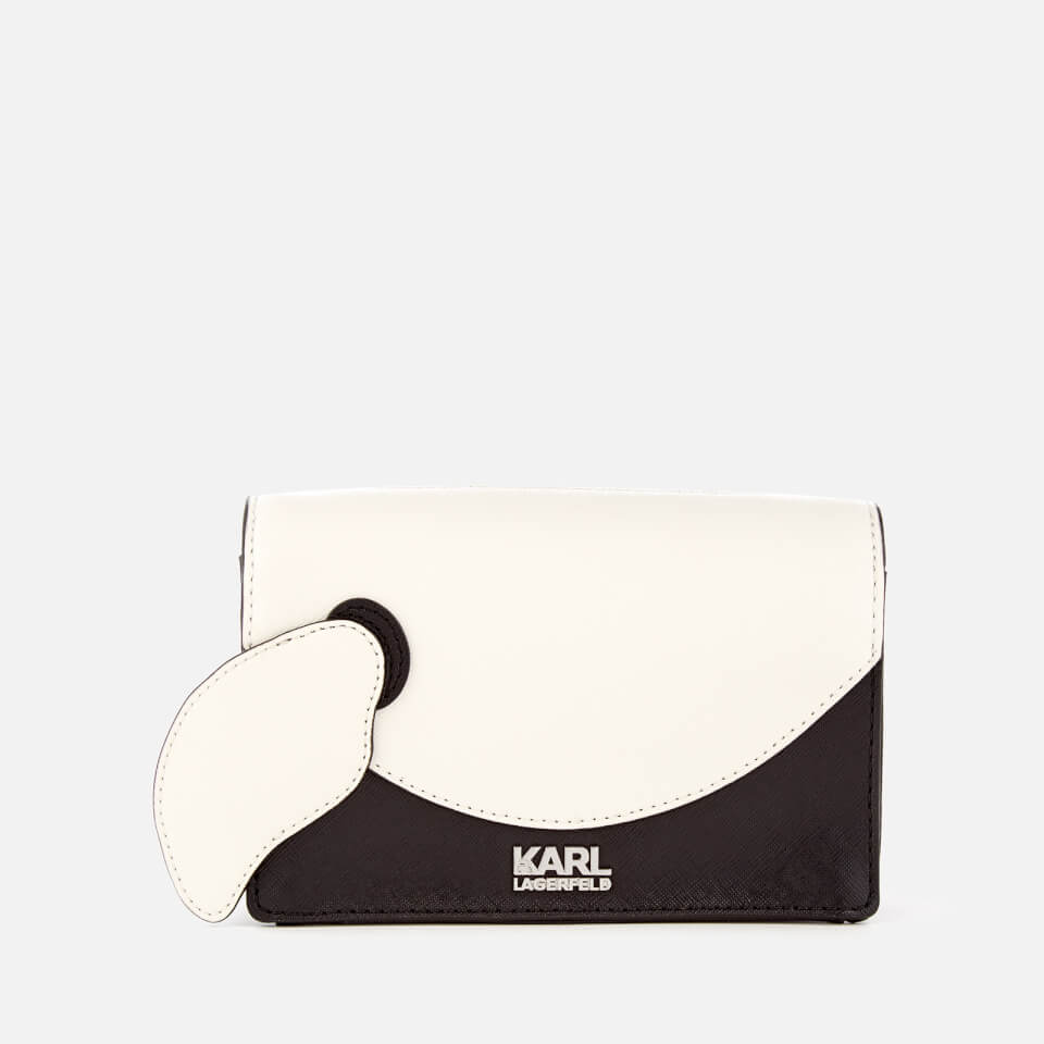 Karl Lagerfeld Women's K/Ikonik Mini Cross Body Bag - Black
